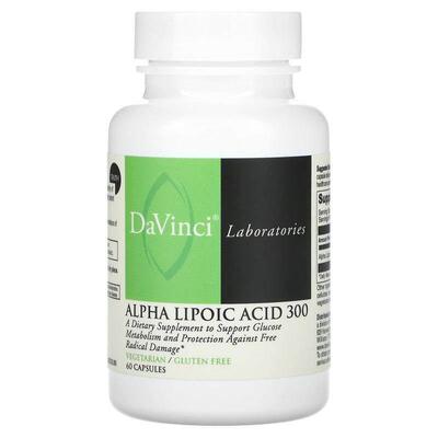 DaVinci Laboratories,Α-硫辛酸 300，300 毫克，60 粒胶囊