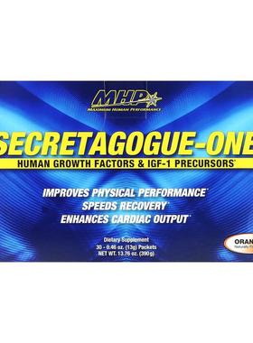 MHP,Secretagogue-Gold，橙味，30 包，每包 0.46 盎司（13 克）