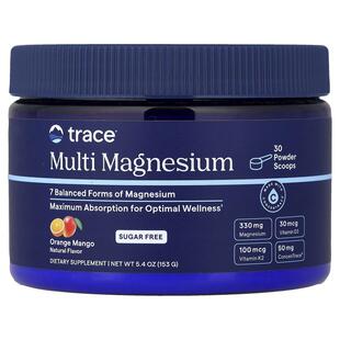 Trace,Multi Magnesium, Orange Mango, 5.4 oz (153 g)