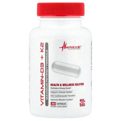 Metabolic Nutrition,维生素 D3 + K2