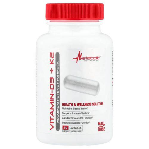 Metabolic Nutrition,维生素 D3 + K2