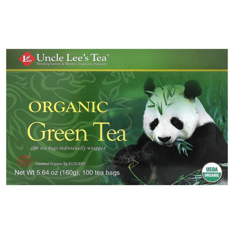 安可李氏茶,有机绿茶，100 茶包，5.64 盎司（160 克）图片