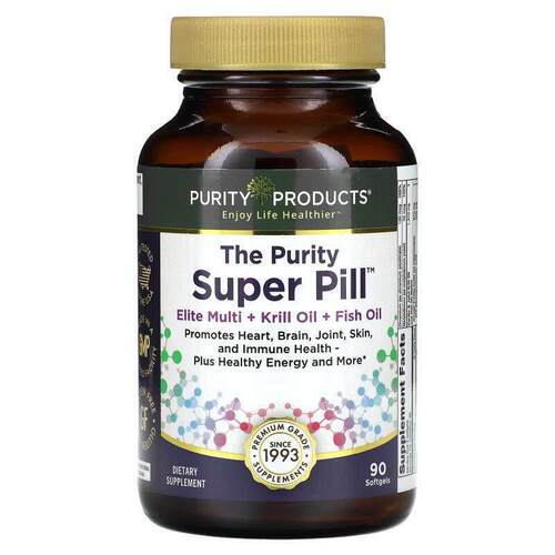 Purity Products,The Purity Super Pill，90 粒软胶囊