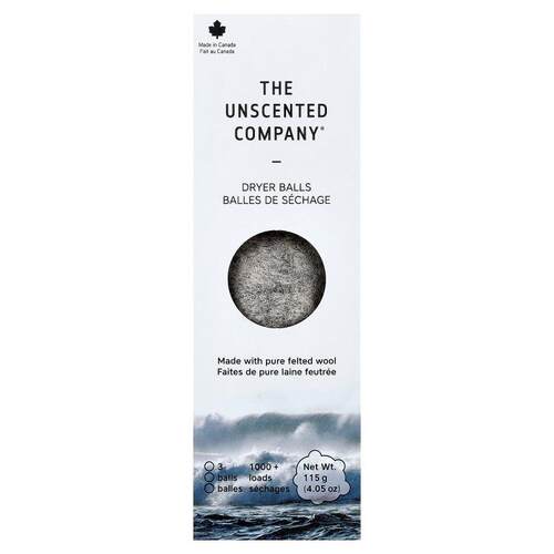 The Unscented Company,烘干球，3 个，115 克（4.05 盎司）
