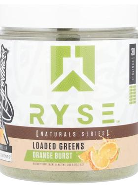 RYSE,自然系列，富含绿色植物，爆裂橙味，10.7 盎司（303 克）