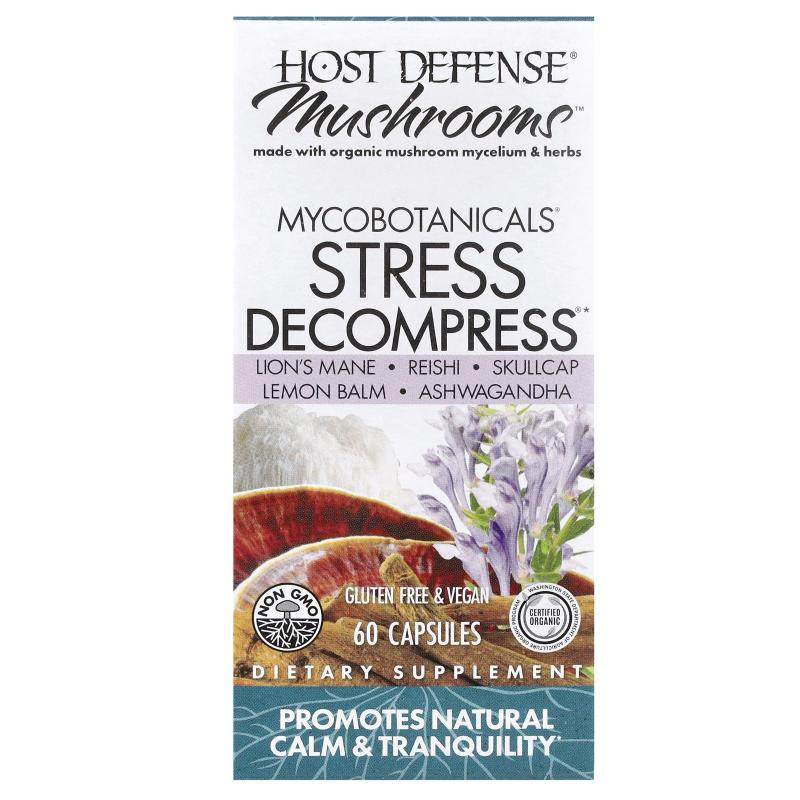 Host Defense,Mushrooms™ 蘑菇，MycoBotanicals® 蘑菇植物精华，