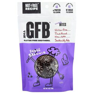 The GFB,Gluten Free Cookie Bites, Fudge Brownie, 4 oz (113 g