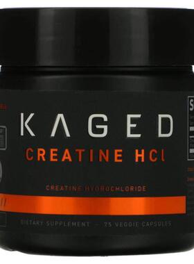 Kaged,盐酸肌酸，750 毫克，75 粒素食胶囊