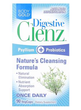 BodyGold,Digestive Clenz，90 粒素食胶囊