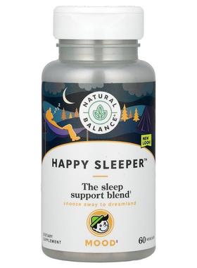 天衡宝,Happy Sleeper，60 粒素食胶囊