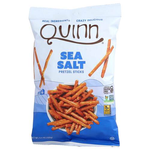 Quinn Popcorn,椒盐卷饼，海盐味，5.6 盎司（159 克）