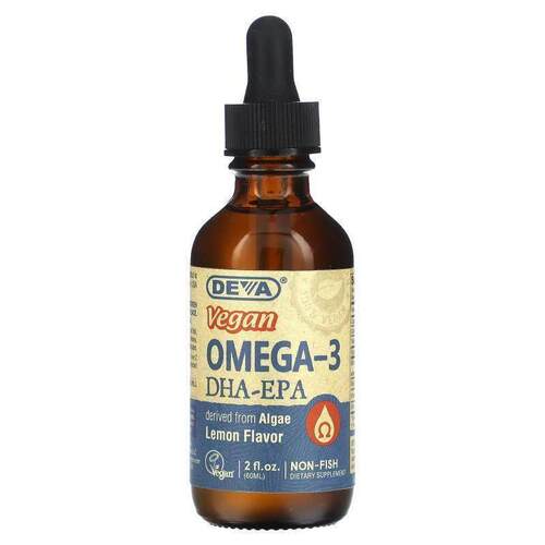 Deva,全素食 Omega-3 DHA-EPA，柠檬味