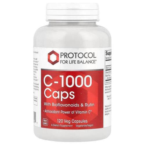 Protocol for Life Balance,C-1000 胶囊，含生物类黄酮和芦丁