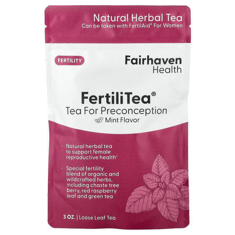 爱希儿,FertiliTea®，散叶茶，备孕适用，薄荷味，3 盎司
