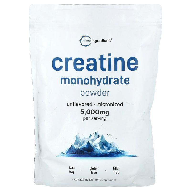 Micro Ingredients,一水肌酸粉，原味，2.2 lb（1 kg）