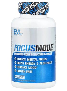 EVL,FocusMode®，60 粒素食胶囊