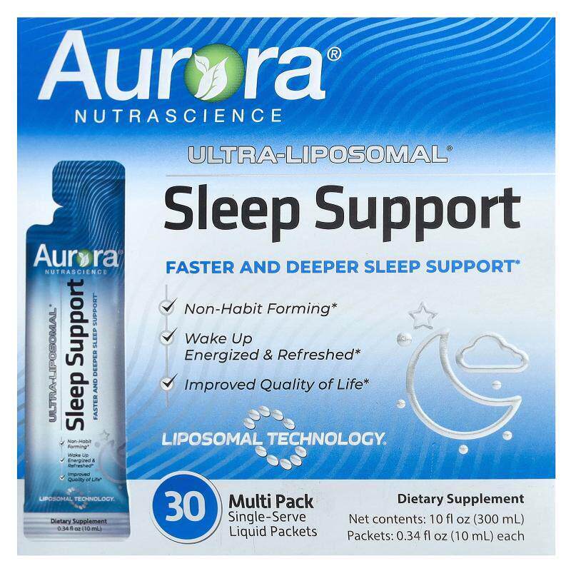 Aurora Nutrascience,Ultra-Liposomal®，睡眠支持，30 包，每包