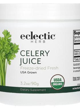 Eclectic Herb,芹菜汁粉，3.2 盎司（90 克）