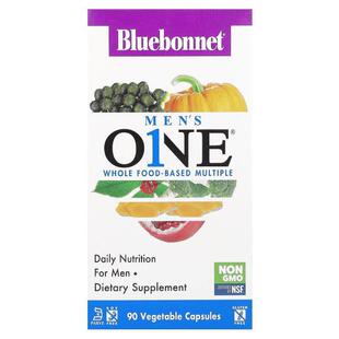 Bluebonnet Nutrition,Men's ONE，全食为主多效维生素