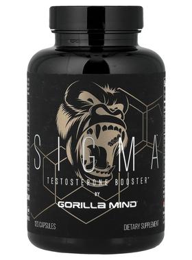 Gorilla Mind LLC,Sigma™, Testosterone Booster, 120 Capsules