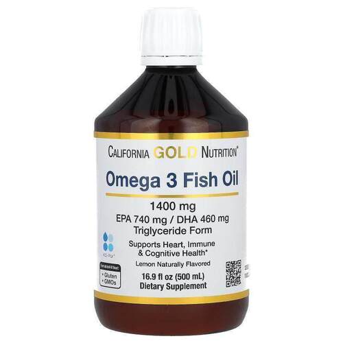 【直邮】CGN挪威 Omega-3 鱼油，天然柠檬味