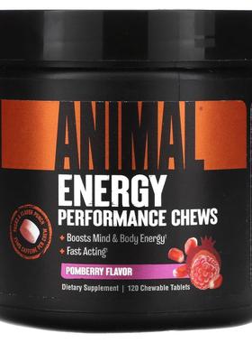 Animal,Energy Performance Chews，浆果味，120 片咀嚼片