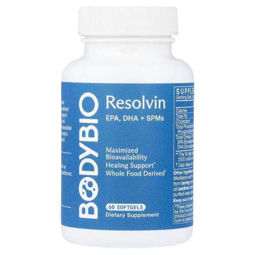 BodyBio,Resolvin，EPA、DHA + SPM，60 粒软胶囊