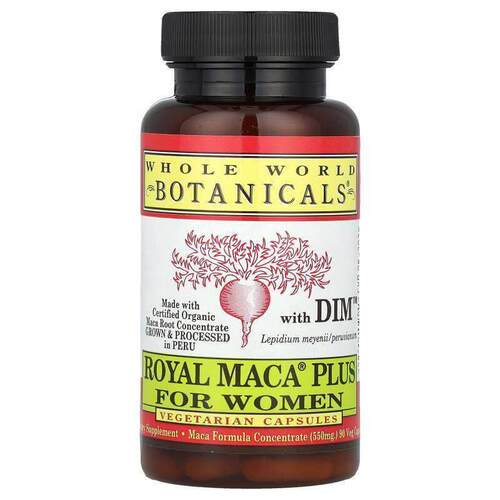 Whole World Botanicals,皇室玛卡女士配方，含 DIM
