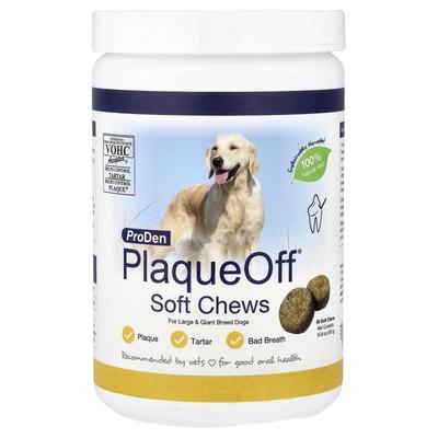 ProDen,PlaqueOff 软咀嚼片，适用于大型和巨型犬，90 片软咀嚼片