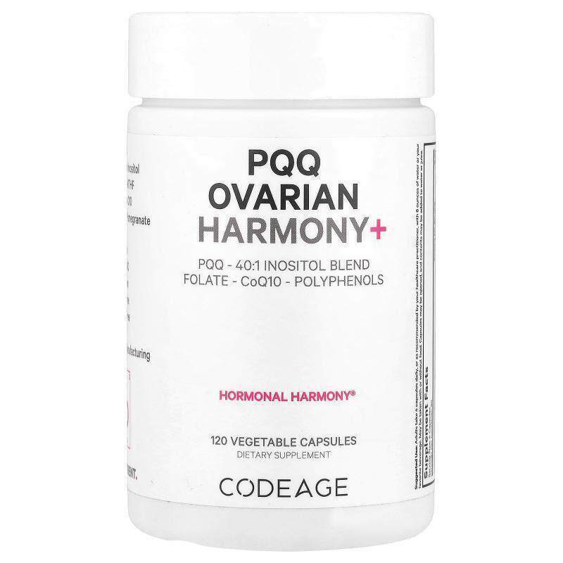 CodeagePQQ Ovarian Harmony+辅酶Q10素食胶囊女性健康支持