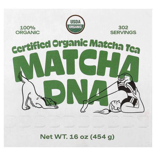 Matcha DNA,认证有机抹茶，16盎司（454克）