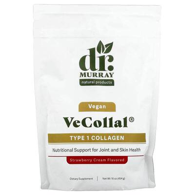 Dr. Murray's,VeCollal®，全素 1 型胶原蛋白，草莓乳油味，16 盎