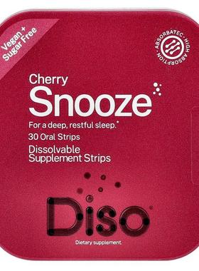 Diso,Snooze，樱桃味，30 片口腔膜剂