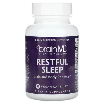 BrainMD,安稳睡眠，60 粒全素胶囊