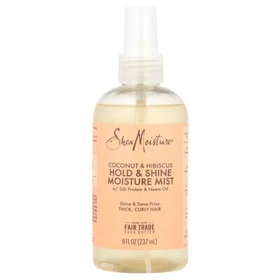 SheaMoisture,洁白喷雾，含蚕丝蛋白、印度楝树油、椰子和木槿成