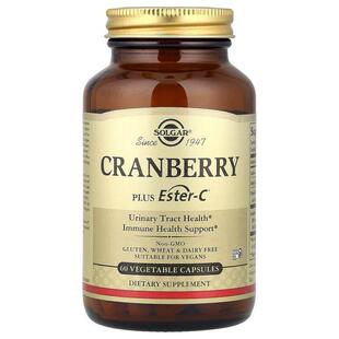 索尔加,Cranberry Plus Ester-C，60 粒素食胶囊