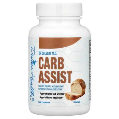 Divine Health,Don Colbert，M.D. Carb Assist，60 粒胶囊