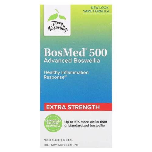 Terry Naturally,BosMed 500，高级乳香，特强型，500 毫克，120