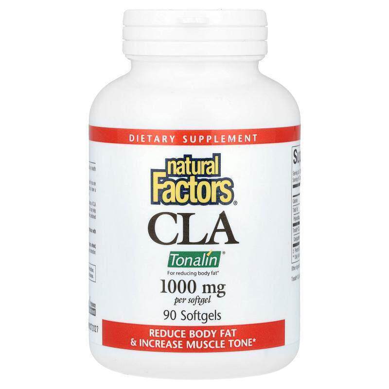 Natural Factors,CLA 1000 毫克,90 粒软胶囊