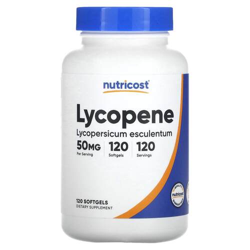 Nutricost,番茄红素，50 毫克，120 粒软胶囊