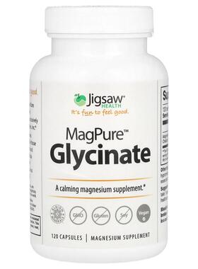Jigsaw Health,MagPure™ 甘氨酸盐，120 粒胶囊（每粒胶囊 50 毫