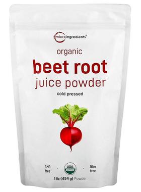 Micro Ingredients,有机甜菜汁粉，1 磅（454 克）