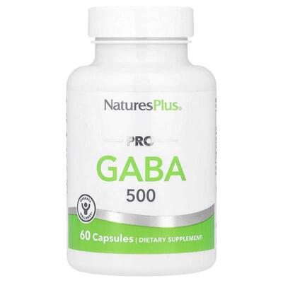 NaturesPlus,PRO GABA 500，60 粒胶囊（每粒胶囊 500 毫克）