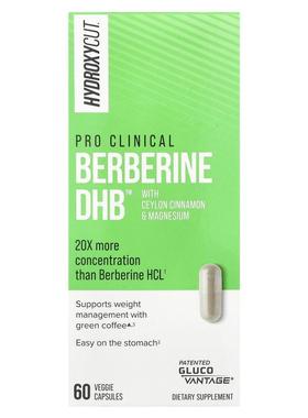 肌肉科技精英,Pro Clinical，Berberine DHB™，60 粒素食胶囊