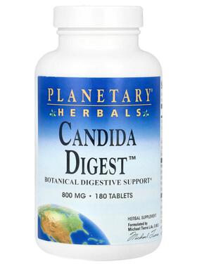 Planetary Herbals,Candida Digest™，180 片