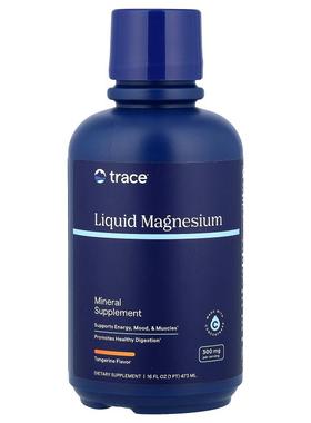Trace,液体镁，柑橘味，300 毫克，16 液量盎司（473 毫升）