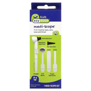 Ezy Dose,儿童,眼耳鼻喉医学使用内窥镜 7 合 1 工具,7 件套