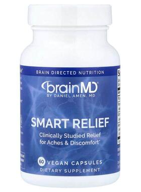 BrainMD,Smart Relief, 60 Vegan Capsules