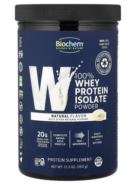 Biochem,全分离乳清蛋白质粉，12.3 盎司（350 克）