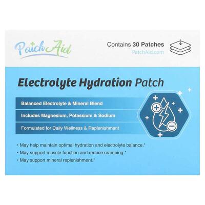 PatchAid,Electrolyte Hydration Patch, 30 Patches